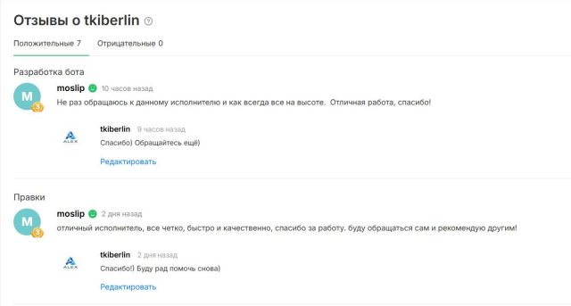 Создатель сайта на бирже фриланса Kwork